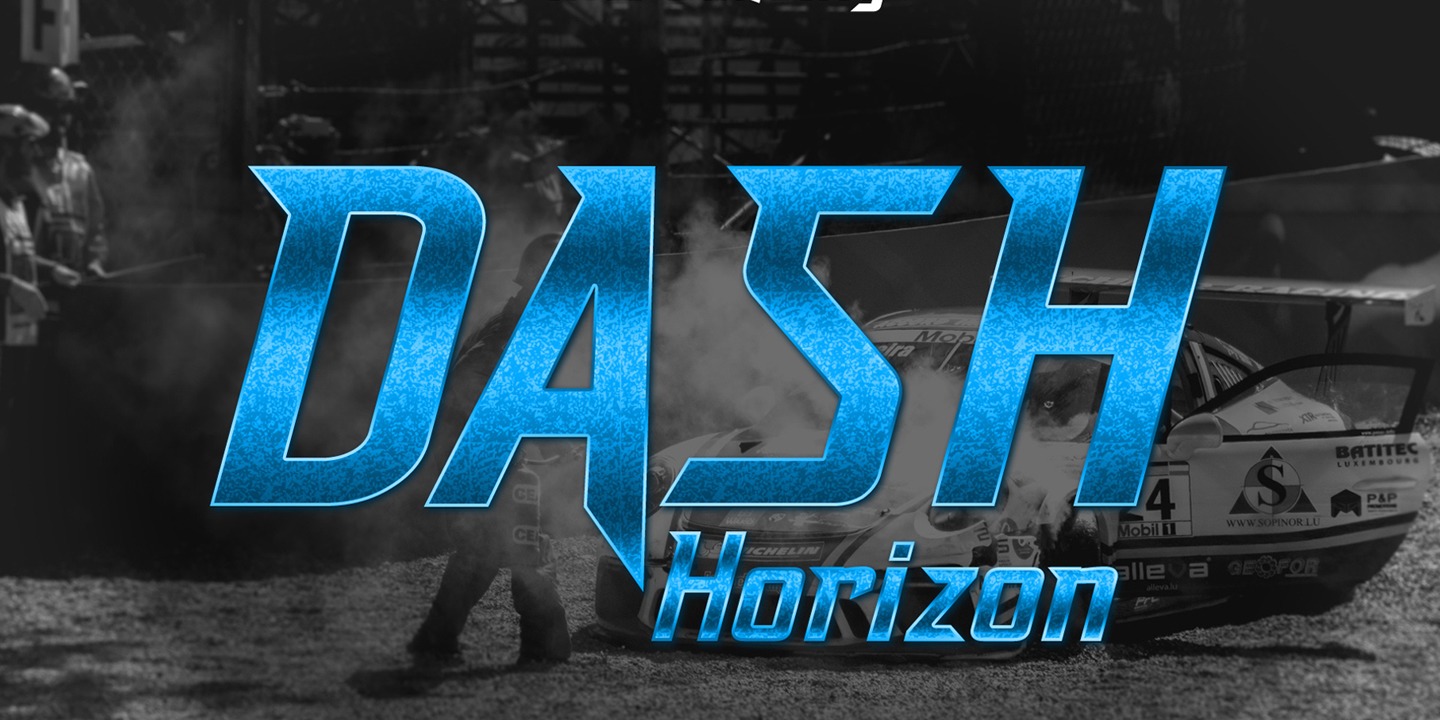 Пример шрифта Dash Horizon #1
